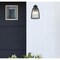 Westinghouse Fixture Wall Outdoor 60W Niko, Textured Black Clear Ribbed Glass 6122400 - alternate 3